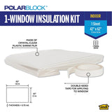 M-D 04184 Window Insulation Kit, 42 in W, Clear