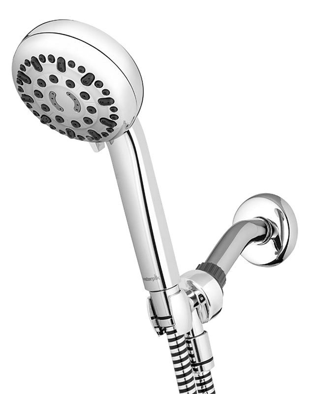 Waterpik PowerPulse Series XML-763E Handheld Shower Head, 10-1/4 in H x 4 in W x 3-1/2 in D Dimensions, 1.8 gpm, Chrome