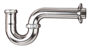 Keeney 1-1/4 in. D Chrome Plated Brass P Trap