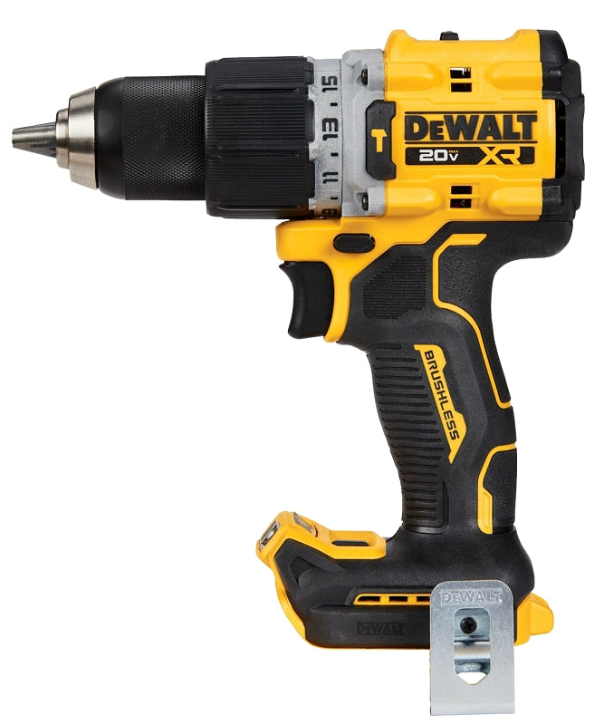 DEWALT XR Series DCD805B Hammer Drill Driver, Tool Only, 20 V, 1/2 in Chuck, Keyless, Ratcheting Chuck