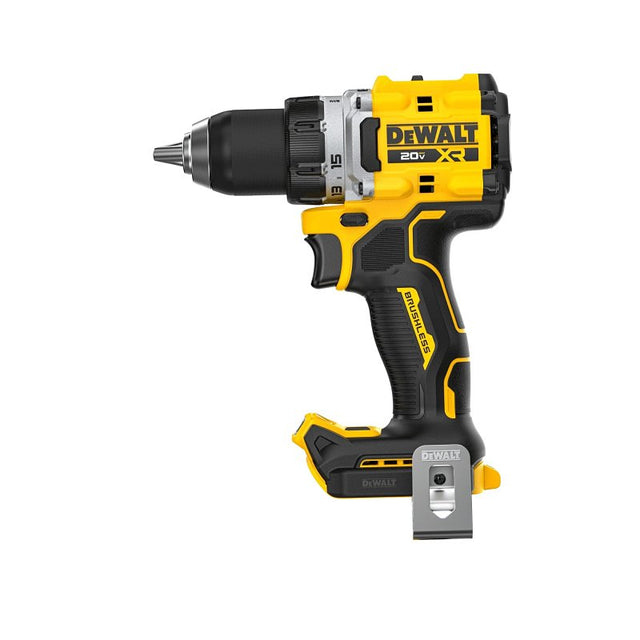 DEWALT MAX XR DCD801B Cordless Drill/Driver, Tool Only, 20 V, 1/2 in Chuck, Ratcheting Chuck, Includes: (1) Belt Hook