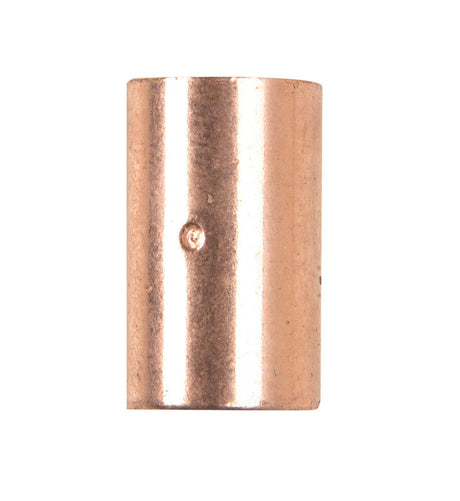 NIBCO 1/4 in. Sweat X 1/4 in. D Sweat Copper Coupling with Stop 1 pk
