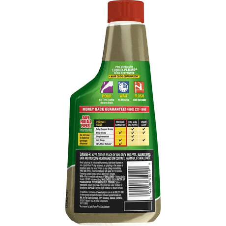 Liquid-Plumr Gel Clog Remover 16 oz, Pack of 6