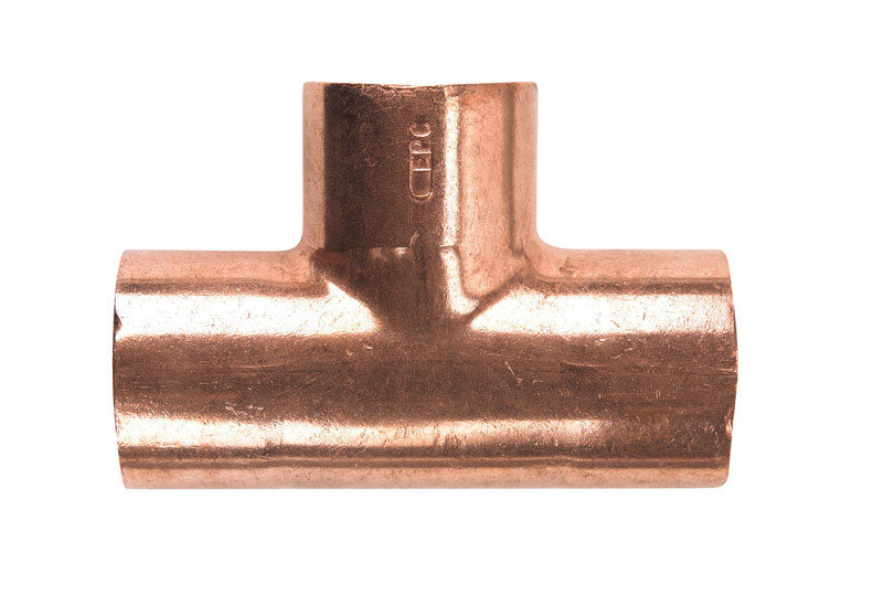 NIBCO 1-1/4 in. Sweat X 1-1/4 in. D Sweat Copper Tee 1 pk