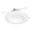 Halo RL Series RL56LS9FSD2W1EWH Downlight, 14.3 W, 120 V, Aluminum/Steel, White, Matte