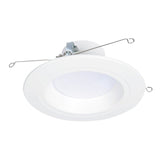 Halo RL Series RL56LS9FSD2W1EWH Downlight, 14.3 W, 120 V, Aluminum/Steel, White, Matte