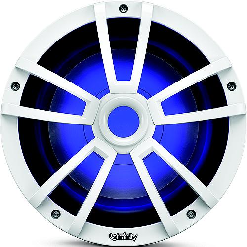 Infinity 1022MLW Subwoofer w/Grille, 10" Gloss White, 1 ea.