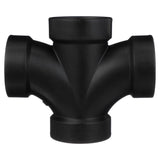 Charlotte Pipe 2 in. Hub X 2 in. D Hub ABS Sanitary Tee
