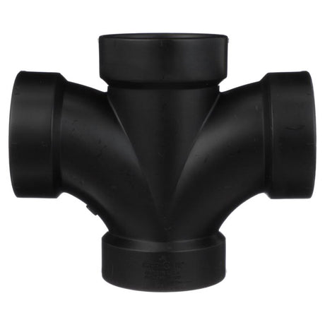 Charlotte Pipe 2 in. Hub X 2 in. D Hub ABS Sanitary Tee