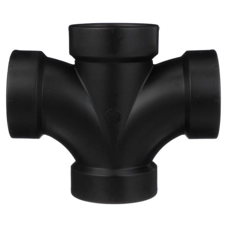 Charlotte Pipe 2 in. Hub X 2 in. D Hub ABS Sanitary Tee