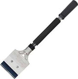 Hyde 19430 Hammer Scraper, 18 in L Handle, 4 in W Blade, Carbon Steel Blade, Foam-Grip Handle, Rubber Handle