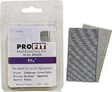 ProFIT 0712454 Series Finish Nail, Glue Collation, 1-3/4 in L, 16 ga, Steel, Electro-Galvanized, Brad Head
