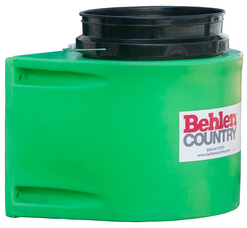 Behlen Country 54140058S Insulated Bucket Stall Waterer, 5 gal Volume, Green