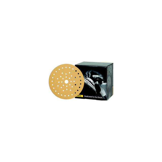 Mirka 235MF060 Gold Multifit Dust Free Discs, 5″, P60, 50/pk