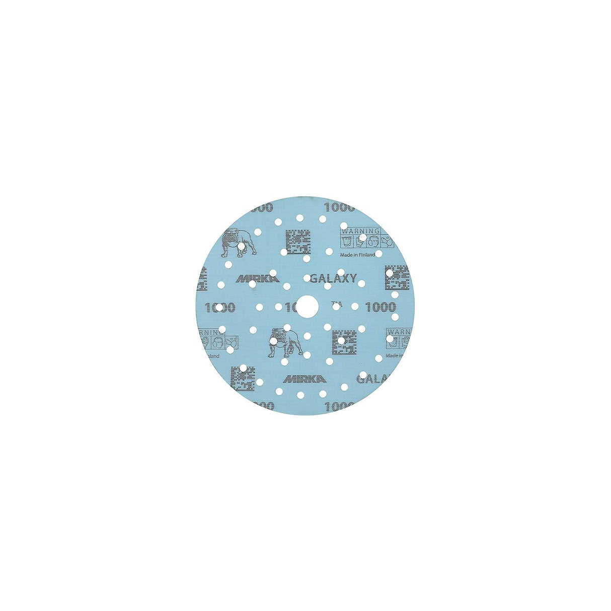 Mirka FY3MF040 Galaxy Dust Free Multi-Fit Grip Discs, 3″, Grade 40, 50/pk