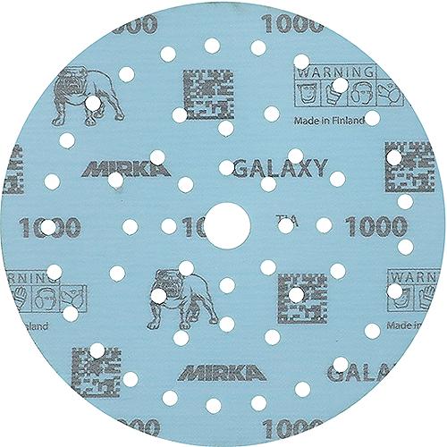 Mirka FY3MF400 Galaxy Dust Free Multi-Fit Grip Discs, 3″, Grade 400, 50/pk