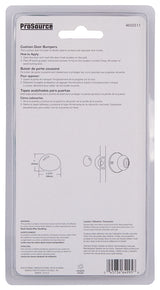 ProSource FE-S715-PS Door Stop, 2-3/16 in Dia Base, 2-3/16 in Dia x 1 in H Projection, Vinyl, White