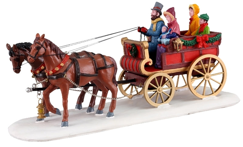 Lemax 13562 Carriage Cheer Figurine Pack of 6