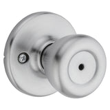 Kwikset 300T 26DCP Privacy Lockset, Knob Handle, Satin Chrome, ADA Compliant, Universal Hand