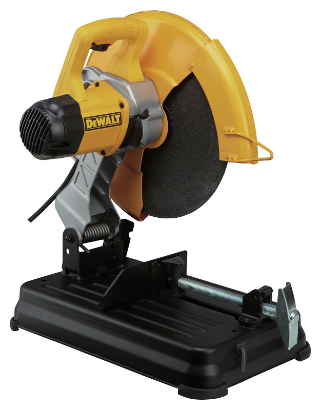 DEWALT D28730 Chop Saw, 15 A, 2300 W, 14 in Dia Blade, 5 in Cutting Capacity, 4000 rpm Speed