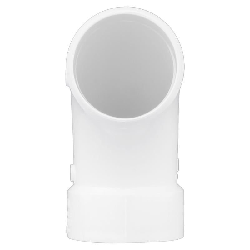 Charlotte Pipe Schedule 40 3 in. Spigot X 3 in. D Hub PVC 90 Degree Elbow 1 pk