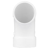 Charlotte Pipe Schedule 40 1-1/2 in. Spigot X 1-1/2 in. D Hub PVC 90 Degree Elbow 1 pk