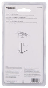 ProSource FE-50922-PS Door Stop, 1 in W x 4 in L x-1/4 in H Projection, Rubber, White