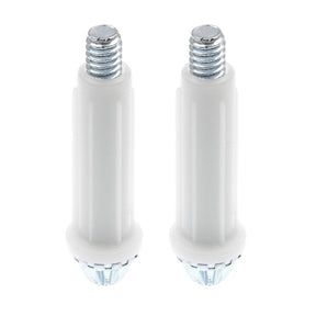 Prime-Line N 6673 Door Pivot, 3/8 in Dia Base, 1-3/8 in H Base, Nylon/Steel, 2/PK