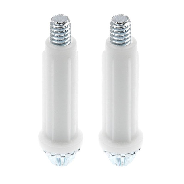 Prime-Line N 6673 Door Pivot, 3/8 in Dia Base, 1-3/8 in H Base, Nylon/Steel, 2/PK