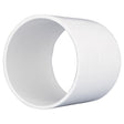Charlotte Pipe Schedule 40 6 in. Hub X 6 in. D Hub PVC Repair Coupling 1 pk