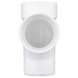 Charlotte Pipe Schedule 40 1-1/2 in. Hub X 1-1/2 in. D Hub PVC Sanitary Street Tee 1 pk