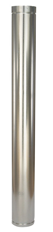 Selkirk 6 in. D X 36 in. L Aluminum Round Gas Vent Pipe, Pack of 2