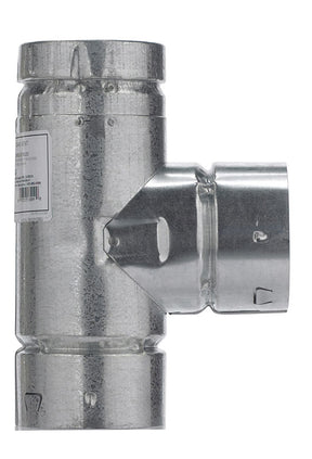 Selkirk 3 in. X 3 in. X 3 in. Aluminum/Galvanized Steel Standard Gas Vent Tee, Pack of 2