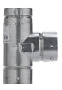 Selkirk 3 in. X 3 in. X 3 in. Aluminum/Galvanized Steel Standard Gas Vent Tee, Pack of 2