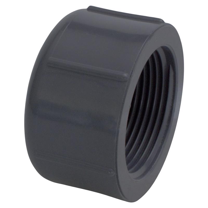 Charlotte Pipe Schedule 80 1 in. FPT X 1 in. D MPT PVC Cap