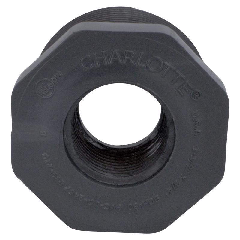 Charlotte Pipe Schedule 80 3/4 in. 1/2 in. D PVC Bushing 1 pk