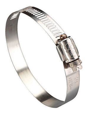 Ideal Tridon Micro-Gear 5/16 in to 7/8 in. SAE 6 Silver Hose Clamp Stainless Steel Marine, Pack of 10