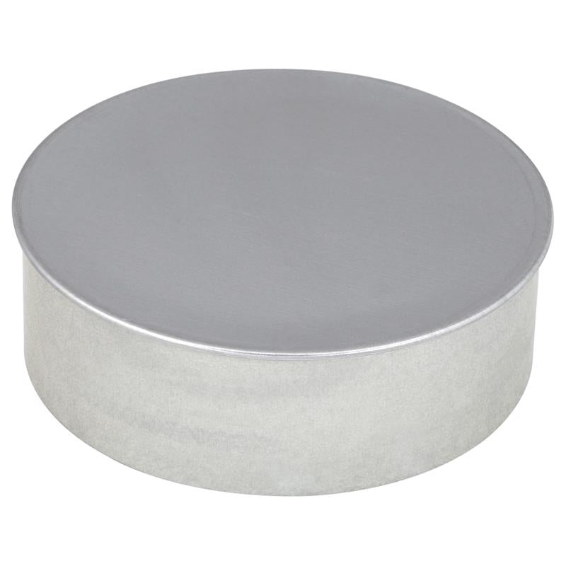 Imperial 6 in. X 6 in. X 6 in. Galvanized Steel Vent Tee Cap