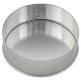 Imperial 6 in. X 6 in. X 6 in. Galvanized Steel Vent Tee Cap