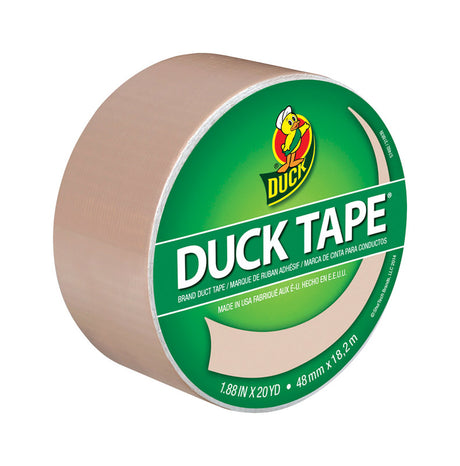 Duck 1.88 in. W X 20 yd L Beige Solid Duct Tape, Pack of 6