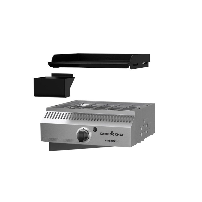 Camp Chef PG14 Pellet Grill Sidekick Cooking System, Aluminum, Black, For: CAMP CHEF 14 in Accessories