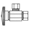 Plumb Pak PP2670PCLF Shut-Off Valve, 5/8 x 7/16 in Connection, Compression, Manual Actuator, Brass Body