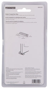ProSource FE-50932-PS Door Stop, 1 in W x 4 in L x-1/4 in H Projection, Rubber, Clear
