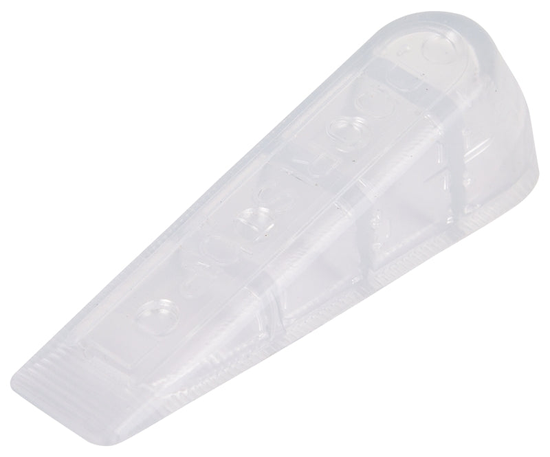 ProSource FE-50932-PS Door Stop, 1 in W x 4 in L x-1/4 in H Projection, Rubber, Clear