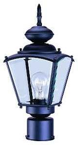 Boston Harbor 4007H-5 Outdoor Post Lantern, 120 V, 100 W, Steel Fixture