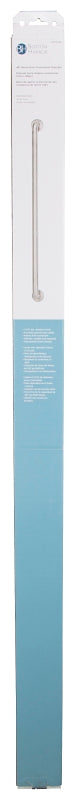 Boston Harbor SG01-01&0148 Safety Grab Bar, 48 in L Bar, Stainless Steel, Wall Mounted Mounting
