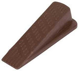 ProSource FE-S801-PS Heavy-Duty Hinge Pin Door Stop, 1-7/32 in W x 5-1/16 in L x 1-5/16 in H Projection, Rubber, Brown