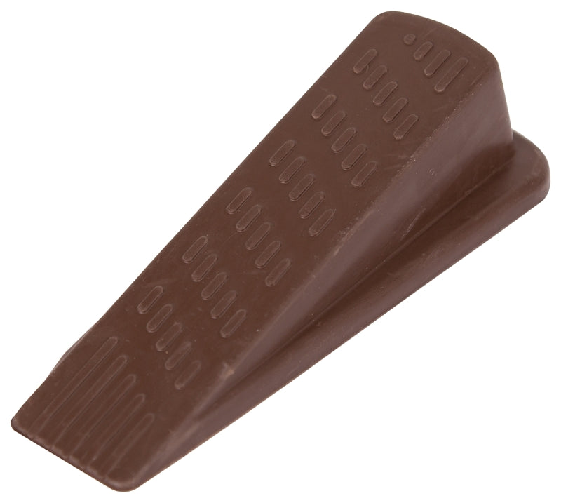 ProSource FE-S801-PS Heavy-Duty Hinge Pin Door Stop, 1-7/32 in W x 5-1/16 in L x 1-5/16 in H Projection, Rubber, Brown