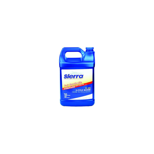 Sierra 95403 Fully Synthetic TC-W3 2-Stroke Outboard Oil, Gal., Pack of 6