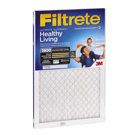 Filtrete 24 in. W X 24 in. H X 1 in. Polypropylene 1900 MPR Pleated Allergen Air Filter 1 pk, Pack of 4